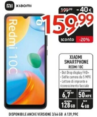 Elettrosintesi XIAOMI SMARTPHONE REDMI 10C offerta