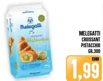 Iper Pellicano MELEGATTI CROISSANT PISTACCHIO gr.300 offerta