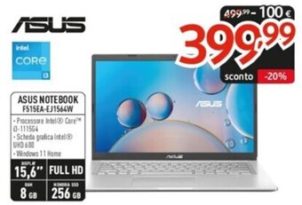ASUS NOTEBOOK F515EA-EJ1564W
