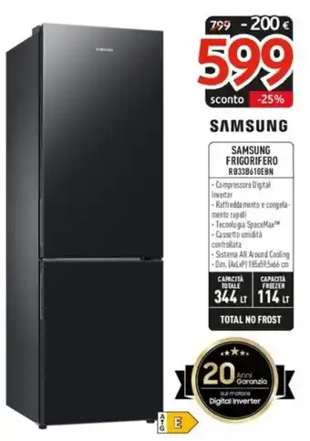 Elettrosintesi SAMSUNG FRIGORIFERO RB338610EBN offerta