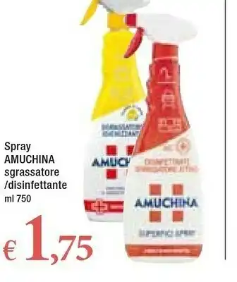 Famila Amuchina Spray Sgrassatore/Disinfettante offerta
