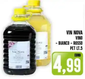 Iper Pellicano VIN NOVA VINO - BIANCO-ROSSO PET LT.5 offerta