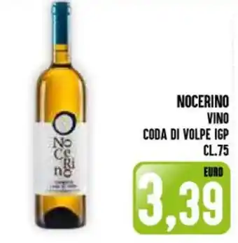 Iper Pellicano NOCERINO VINO CODA DI VOLPE IGP CL.75 offerta