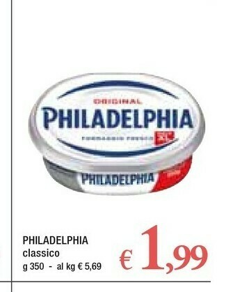 Famila Superstore Philadelphia Classico offerta