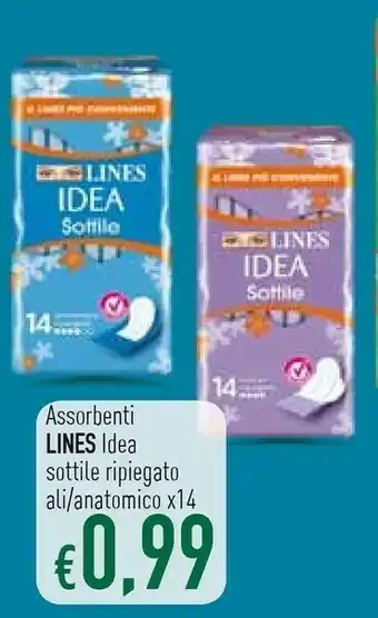Famila Lines Assorbenti Idea Sottile Ripiegato Ali offerta