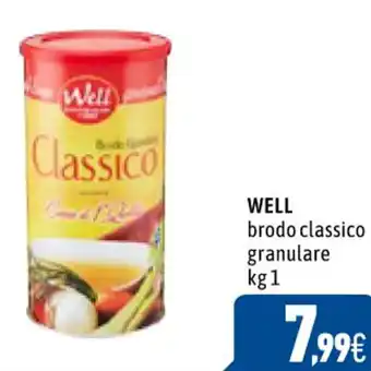 C+C Cash and Carry WELL brodo classico granulare kg 1 offerta