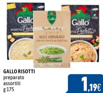 C+C Cash and Carry GALLO RISOTTI preparato assortiti g 175 offerta