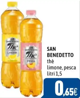C+C Cash and Carry SAN BENEDETTO thè limone, pesca litri 1,5 offerta