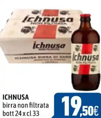 C+C Cash and Carry ICHNUSA birra non filtrata bott 24x cl 33 offerta