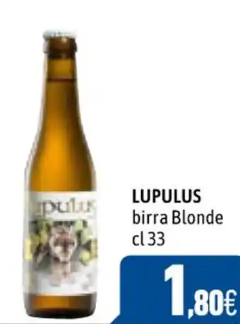 C+C Cash and Carry LUPULUS birra Blonde cl 33 offerta
