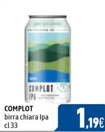 C+C Cash and Carry COMPLOT birra chiara Ipa cl 33 offerta