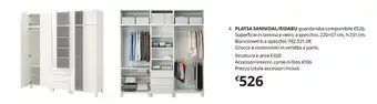 IKEA Platsa Sannidal/ridabu Guardaroba offerta