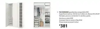 IKEA Pax Bergsbo Guardaroba Componibile offerta
