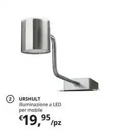 IKEA Urshult Illuminazione A Led Per Mobile offerta