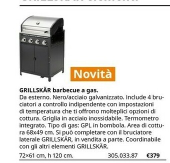 IKEA Barbecue a carbonella offerta