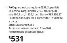 Pax Guardaroba Angolare