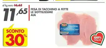Italmark Aia Fesa Di Tacchino A Fette Le Sottilissime offerta