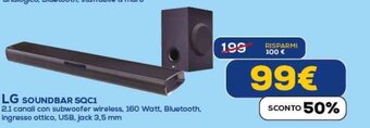 Euronics LG SOUNDBAR SQC1 offerta