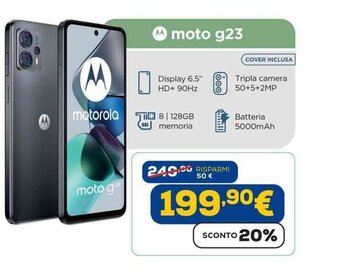 Euronics Motorola moto g23 offerta