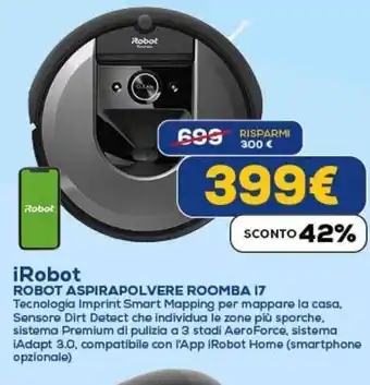 iRobot ROBOT ASPIRAPOLVERE ROOMBA 17