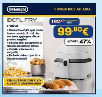 Euronics DeLonghi FRIGGITRICE AD ARIA offerta