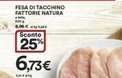 Coop Fattorie Natura Fesa Di Tacchino offerta