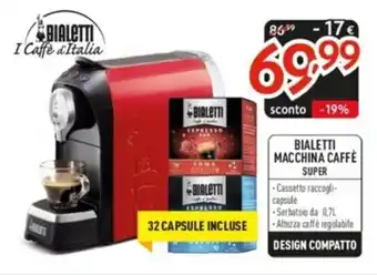 BIALETTI MACCHINA CAFFÈ SUPER