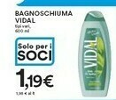 Coop Vidal Bagnoschiuma offerta