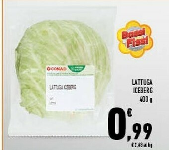 Conad Conad Lattuga Iceberg offerta