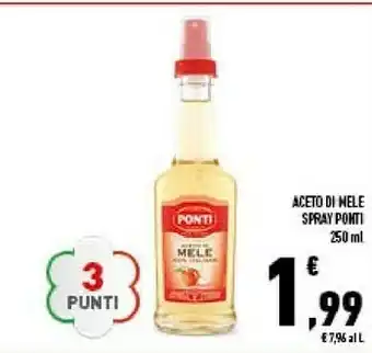 Conad Ponti Aceto Di Mele 250 G(ml) offerta