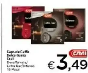 Crai Crai Capsule Caffe Dolce Gusto offerta