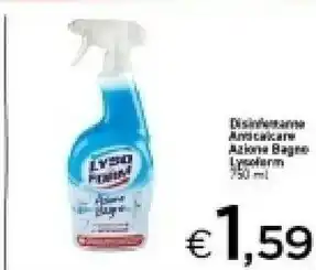 Crai Lyoform Disinfetante Anticalcare Azione Bagno offerta