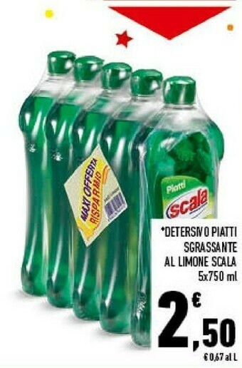 Conad Scala Detersivo Piatti Sgrassante Al Limone offerta