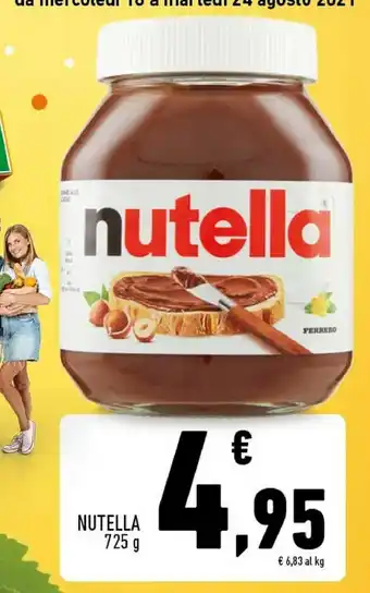 Conad Ferrero Nutella 725g offerta