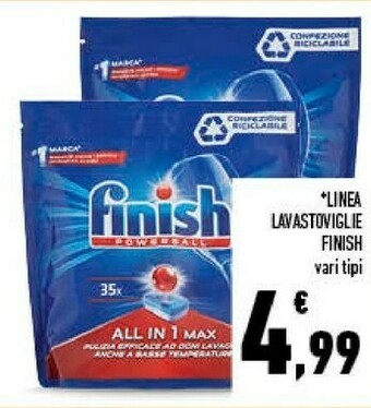Conad Finish Linea Lavastoviglie offerta
