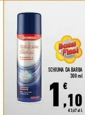 Conad Conad Schiuma Da Barba offerta
