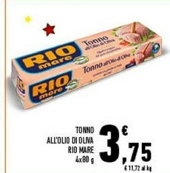 Conad Rio Mare Rio Mare - Tonno all'Olio di Oliva offerta