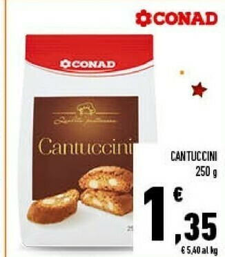 Conad Conad - I Cantuccini 250 G(ml) offerta