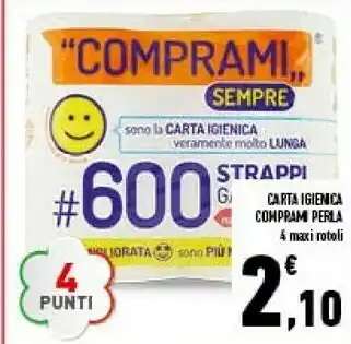Conad Perla Comprami Carta Igienica offerta