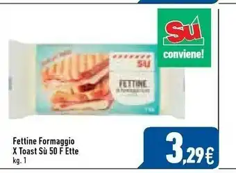 C+C Italmarket Su Fettine Formaggio X Toast offerta
