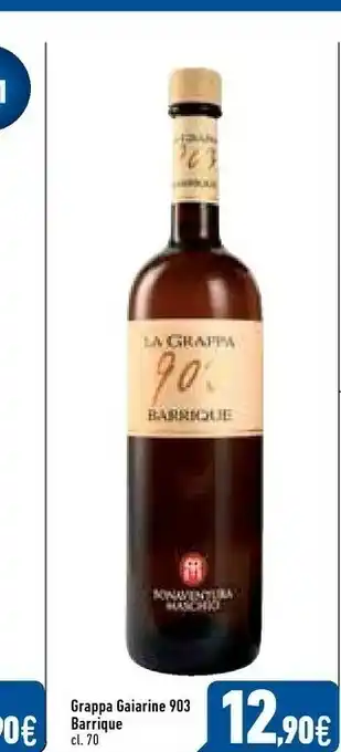 Bonaventura maschio La Grappa 903 Barrique 700 G(ml)