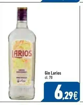 C+C Italmarket Larios Gin 700ml offerta