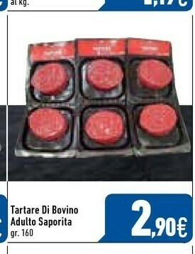 C+C Italmarket Tartare Di Bovino Adulto Saporita offerta