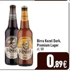 C+C Italmarket Kozel Birra Dark Premium Lager offerta