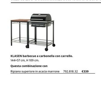 IKEA Barbecue a carbonella offerta