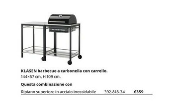 IKEA Barbecue a carbonella offerta