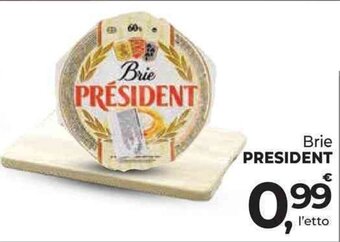 Supermercati Dok Brie PRÉSIDENT offerta