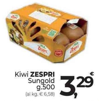 Kiwi ZESPRI Sungold g.500