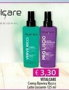 Vitalcare Crema Ravviva Ricci O Latte Lisciante