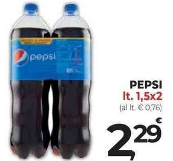 Supermercati Dok PEPSI It. 1,5x2 offerta
